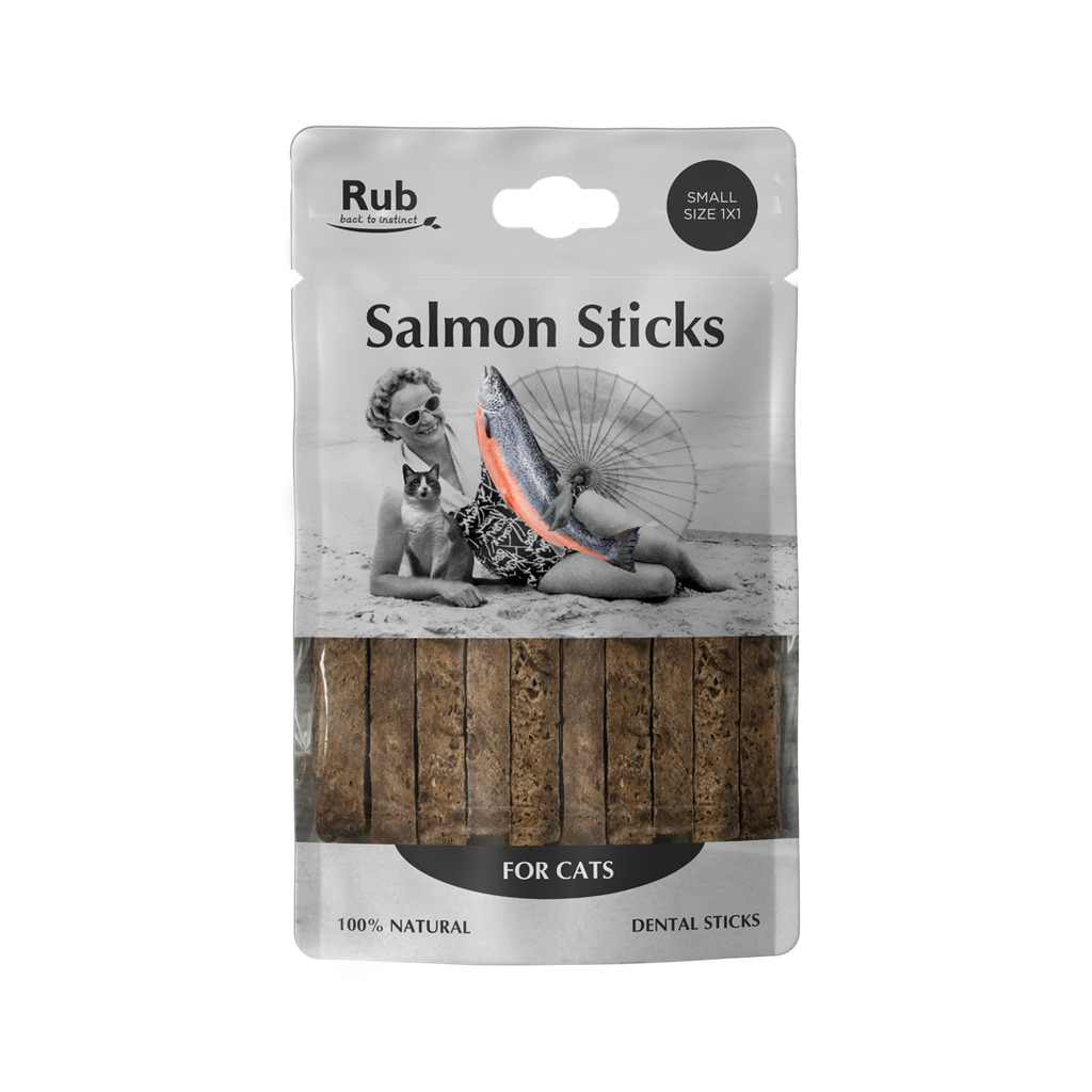 Retorn Rub Salmon Dental Stick para Gatos SMALL 1x1