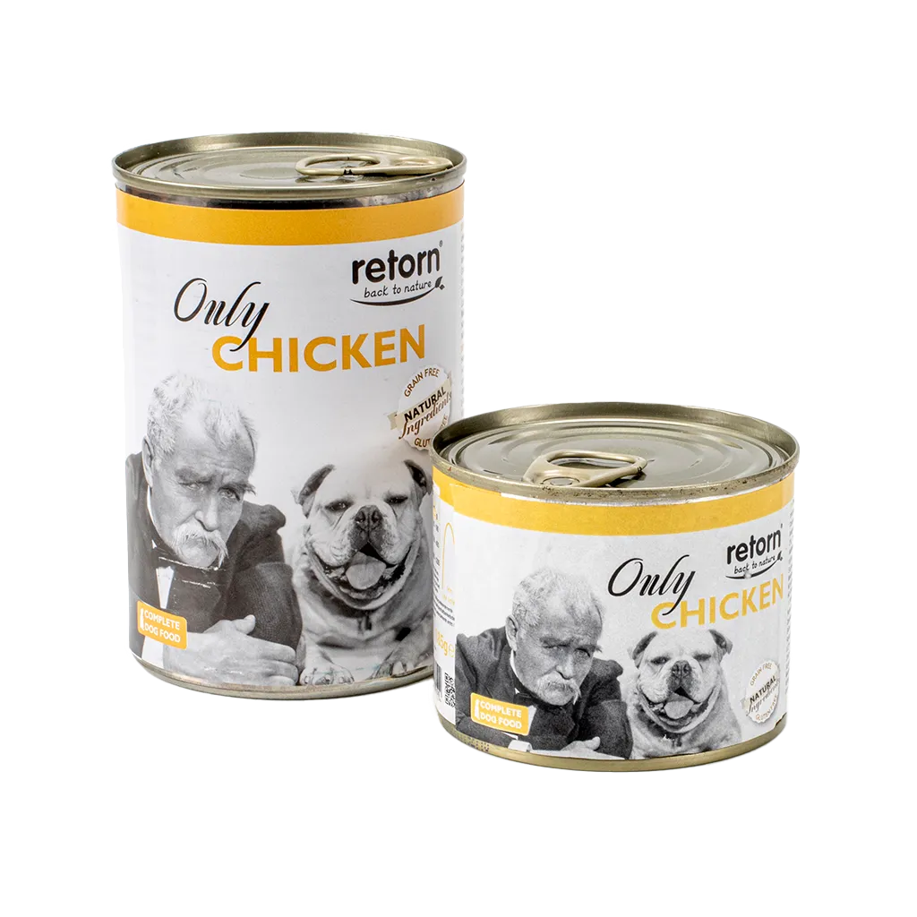 [RET479806E] RETORN LATAS PERRO ONLY POLLO (185 g)