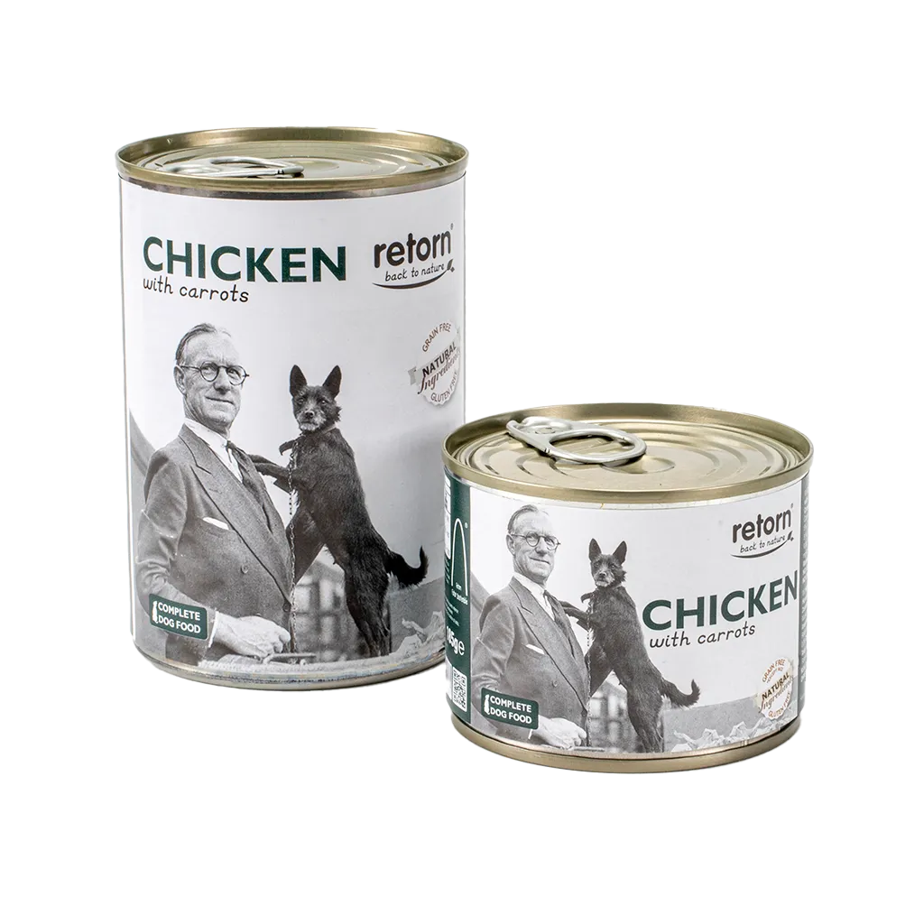 [RET4798034E] Retorn Latas Perro de Pollo con Zanahorias (400 g)
