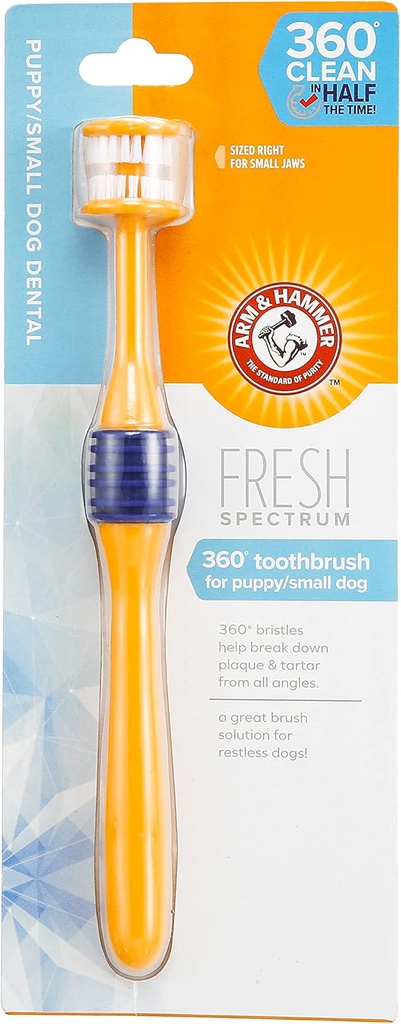 [COAAH80086A] ARM & HAMMER FRESH 360° TOOTHBRUSH FOR PUPPIES