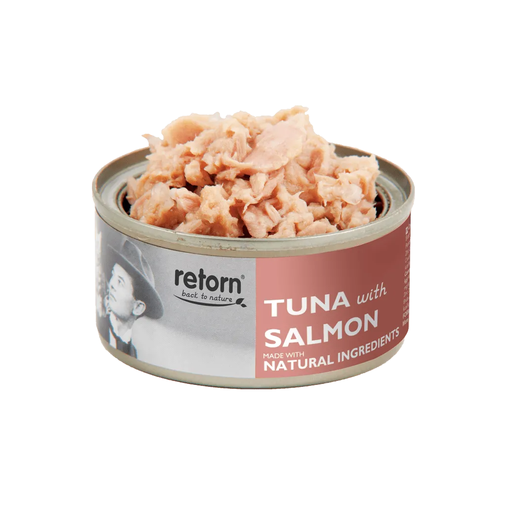 [RET4537] RETORN LATAS GATO ATUN CON SALMON 80 GR