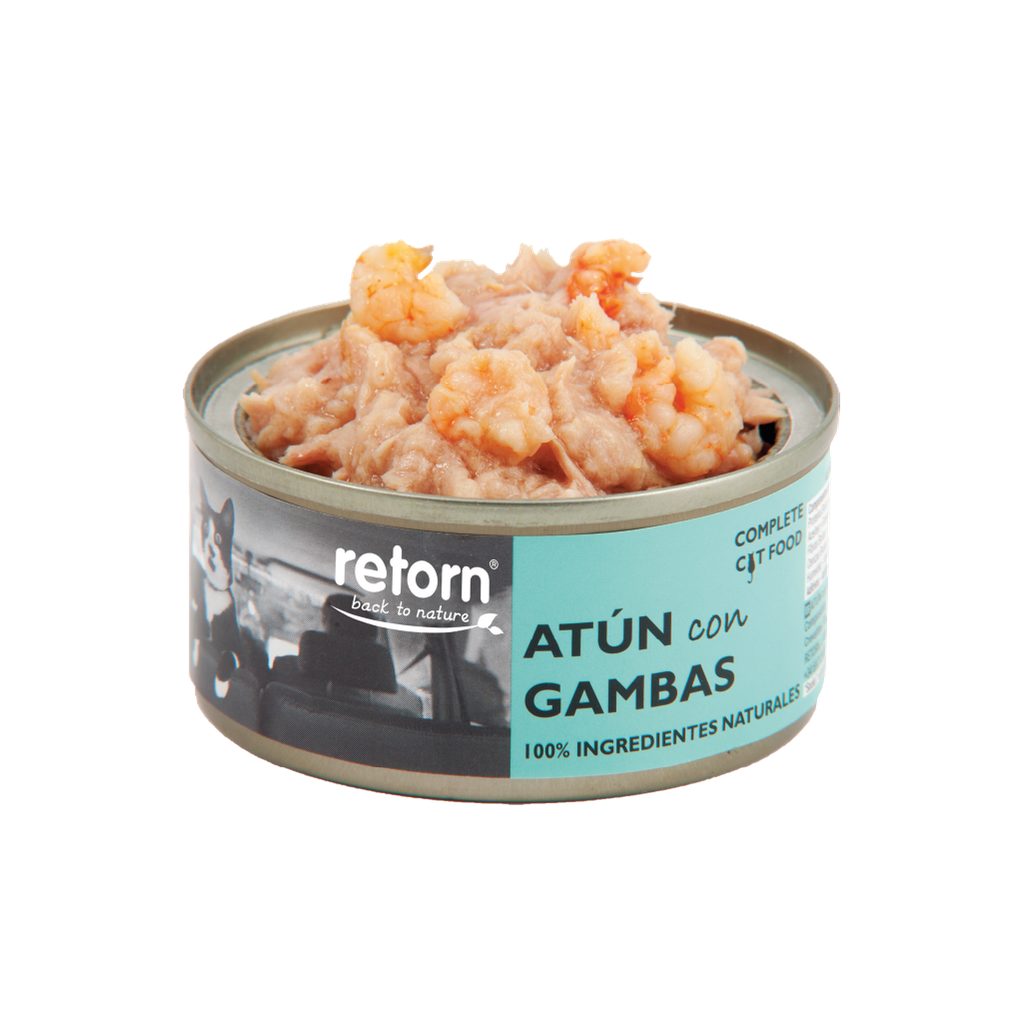 [RET4538] RETORN LATAS GATO ATUN CON GAMBAS 80 GR