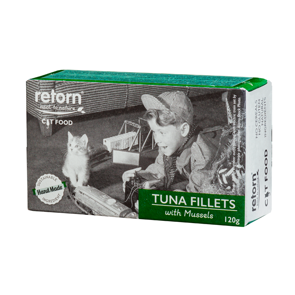 [RET4553] RETORN GATO LATA ATUN CON MEJILLONES 120G
