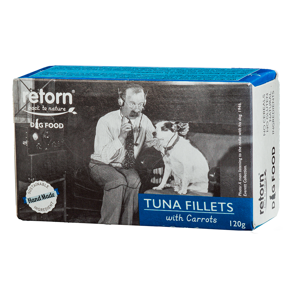 [RET47972] RETORN PERRO LATA ATUN CON ZANAHORIAS 120G