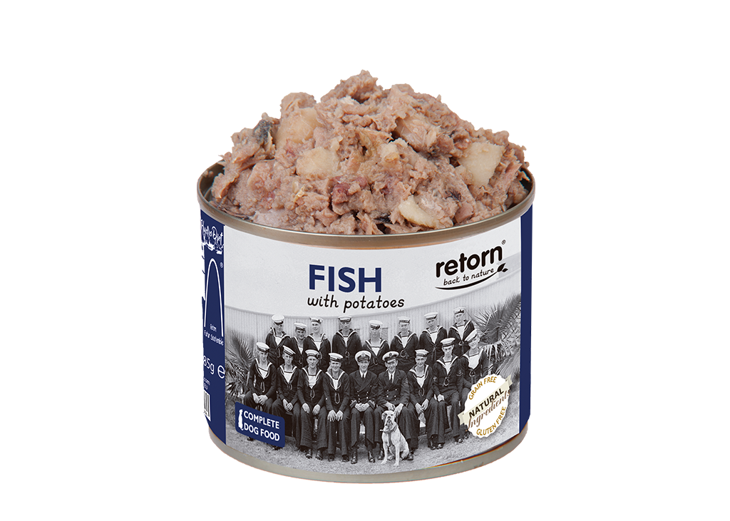 [RET479802E] RETORN LATAS PERRO PESCADO CON PATATAS 185 GR