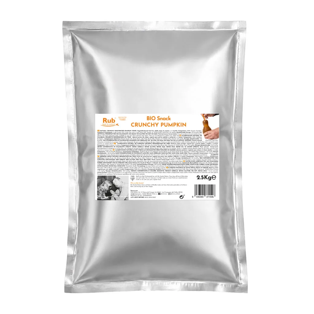 [RETRUB2500DC] RUB BIO SNACK CRUNCHY PUMPKIN 2,5 KG