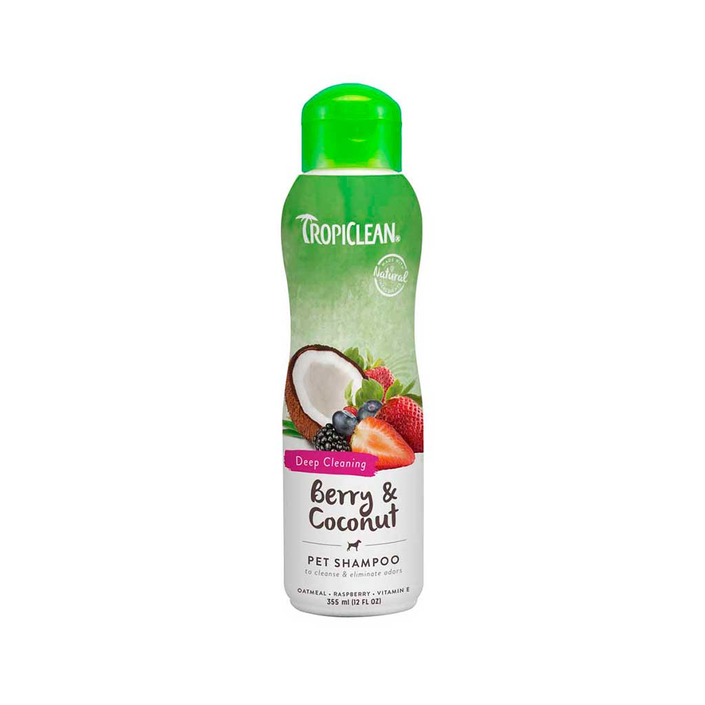 TROPICLEAN SHAMPOO BERRY AND COCONUT 355 ML