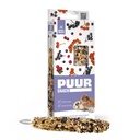 *E* PUUR BARRITAS ROEDORES DE ARÁNDANO Y SAÚCO 2U/90GR
