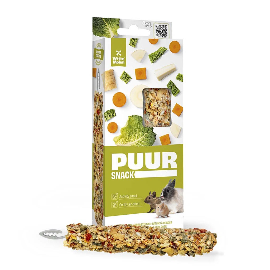 [W3303977] *E* PUUR BARRITAS ROEDORES DE CHIRIVÍA Y REPOLLO 2U/90GR