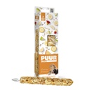 *E* PUUR BARRITAS ROEDORES DE PLÁTANO Y MANZANA 2U/180GR