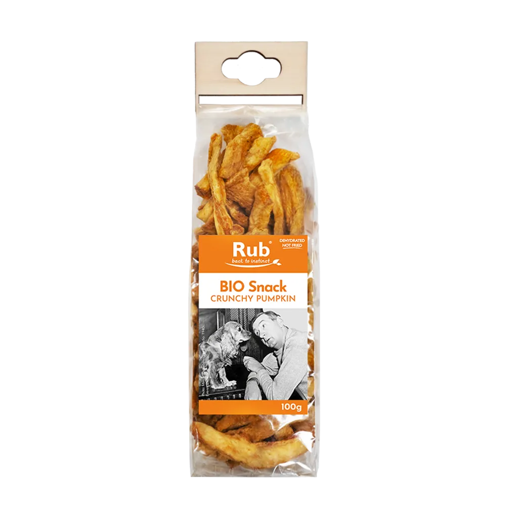 [RETRUB2500DC] RUB BIO SNACK CRUNCHY PUMPKIN 100 GR (2,5 Kg)